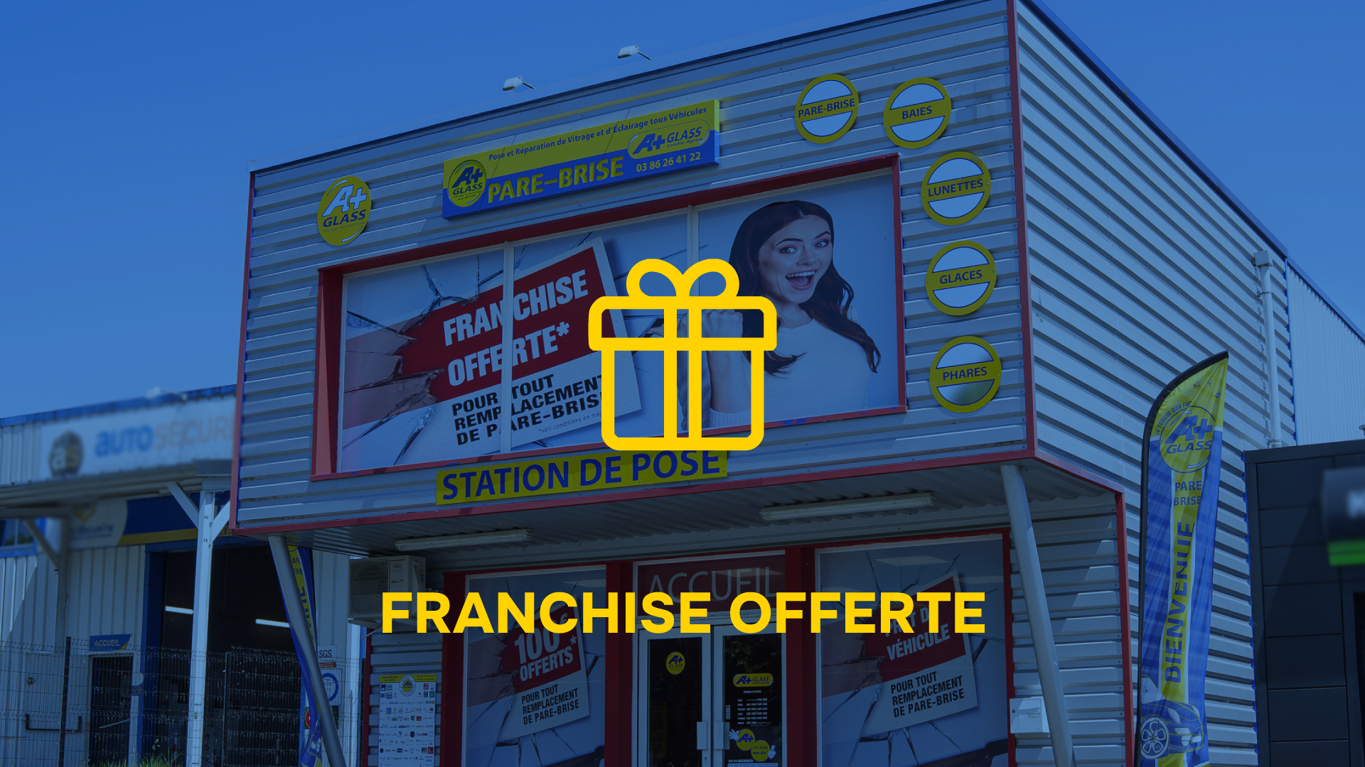 Offre promotionnelle franchise offerte A+GLASS